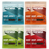 Grass Fed Beef Jerky Variety Pack, by PREVAIL - Low Sodium and Gluten Free! | Umami, Spicy, Lemongrass, and Original - Pack of (