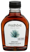 Madhava Organic Agave, Bottle, 100% Pure Organic Blue Agave Nectar, amber, 1.06 Pound
