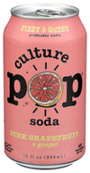 Culture Pop Soda Probiotic Grapefruit 12 Fo