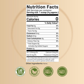 NatureBell Allulose Sweetener 5 Lbs | Keto & Vegan-Friendly White Sugar Substitute | 0 Calorie 0 Sugar 0 Net Carb Non-Glycemic Browns Like Table Sugar | Bulk Supply for Baking & Beverages