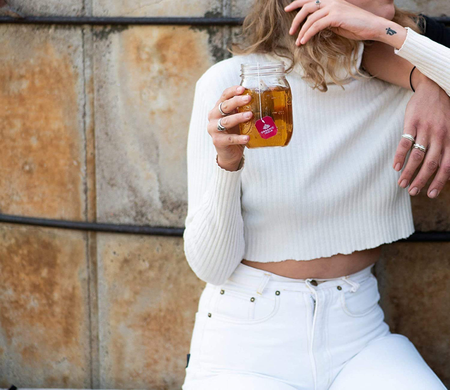 Organic India Iced Tulsi Herbal Tea Favorites - Hibiscus, Lemon Ginger, Sweet Rose - Adaptogen, Vegan, Usda Certified Organic, N