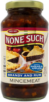 None Such Mincemeat Brandy & Rum - Pie Filling with Apples and Raisins 27 Ounce (Pack of 1)