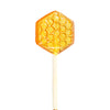 Sparko Sweets Sea Salt Honeycomb Lollipops, Made In Usa, No Artificial Ingredients, No Corn Syrup, 16 Pieces, 1.3-Inch Diameter, 1.5 Lbs, Gold – Ideal For Tea Stirrers, Sore Throat Remedy, And Gifts
