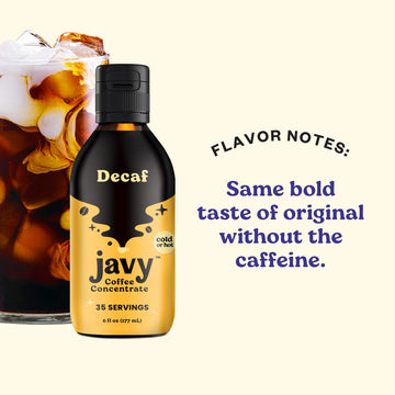 Javy Coffee Concentrate - Cold Brew Coffee, Perfect For Instant Iced Coffee, Cold Brewed Coffee And Hot Coffee, 35 Servings - Or