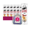 Pringles 12- Count of Pizza Potato Crisps Chips, On-The-Go Lunch Snack 5.5 oz Can + 1 Freebie by Unique Outlet