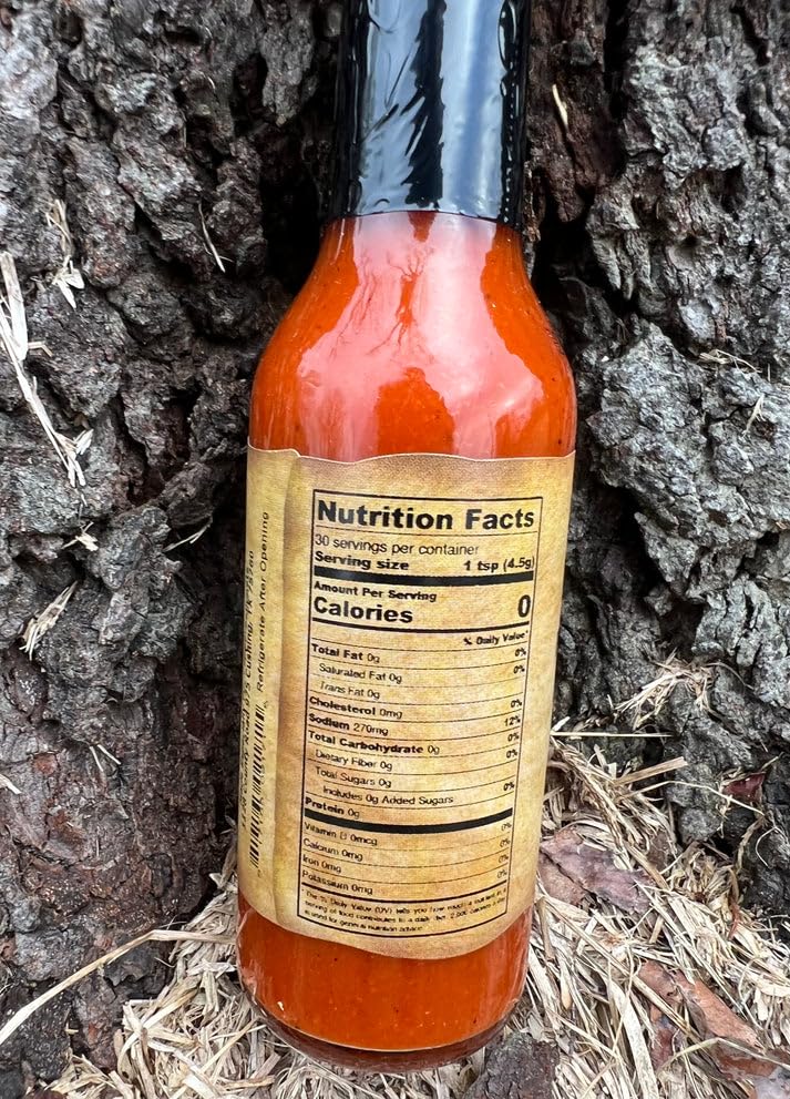 Pepper Belly Petes Zippy-Zap Gourmet Hot Sauce - Premium Red Cayenne - 5oz