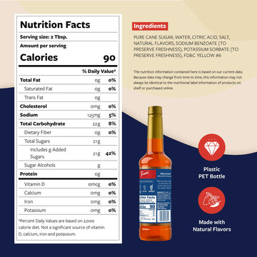 Torani Mangonada Syrup, Flavoring for Beverages, 25.4 Fl Oz, Pump Included