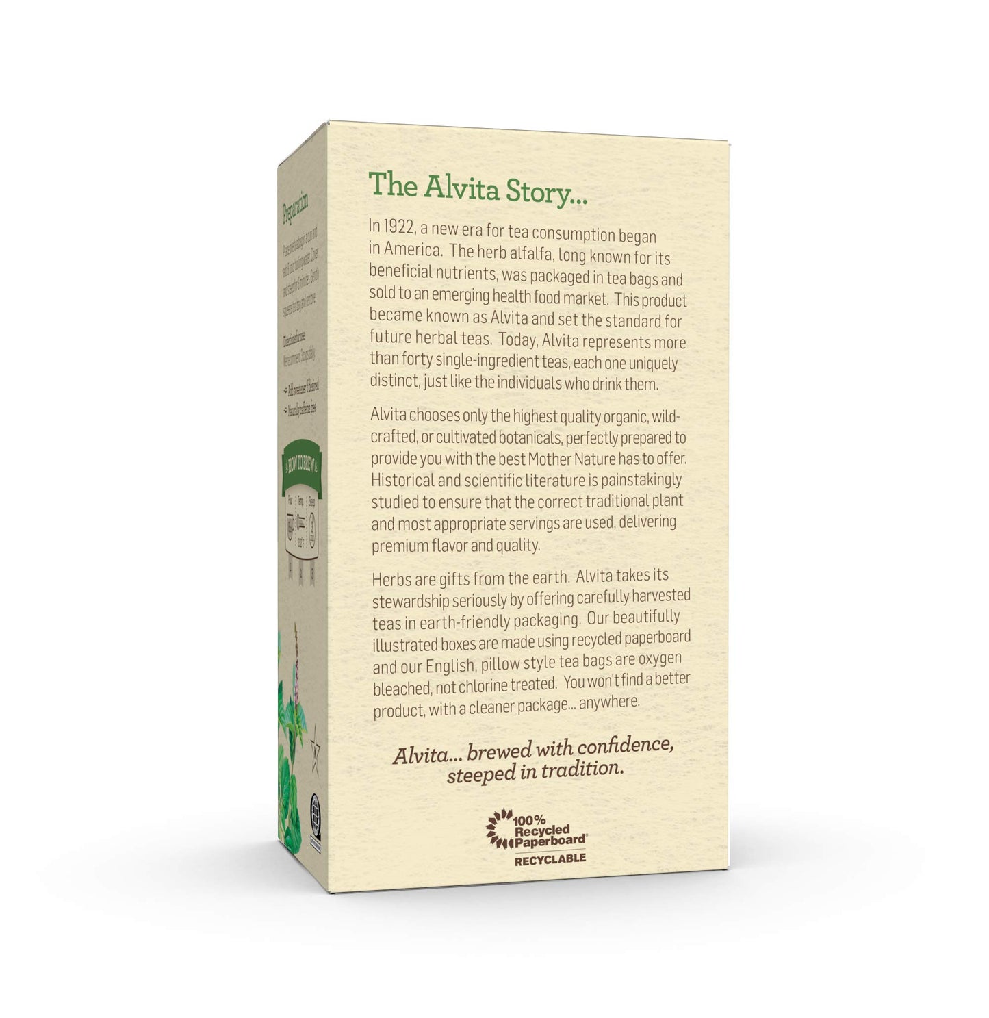 Alvita Organic Holy Basil Herbal Tea - Made With Premium Quality Organic Holy Basil Seeds, And Pleasant Delicate Flavor, 24 Tea