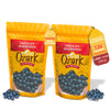 Ozark Nut Roasters Chocolate Coated Blueberries & Candied Peanuts, Resealable 2 Pack, 14 oz