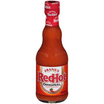 Franks RedHot Original Hot Sauce, Cayenne Pepper, 12 Fl Oz Bottles, Pack of 12, Model 80552