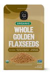 FGO Organic Whole Golden Flax Seeds, Sproutable, Grown in USA, 2 Pound (Pack of 1)