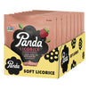 Panda | Natural Soft Strawberry Licorice | Licorice Candy Made With Natural Colors And Flavors | Non-Gmo Project Verified | Veg