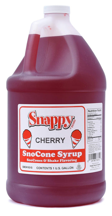 Snappy Cherry Sno Cone Syrup, 1 Gallon