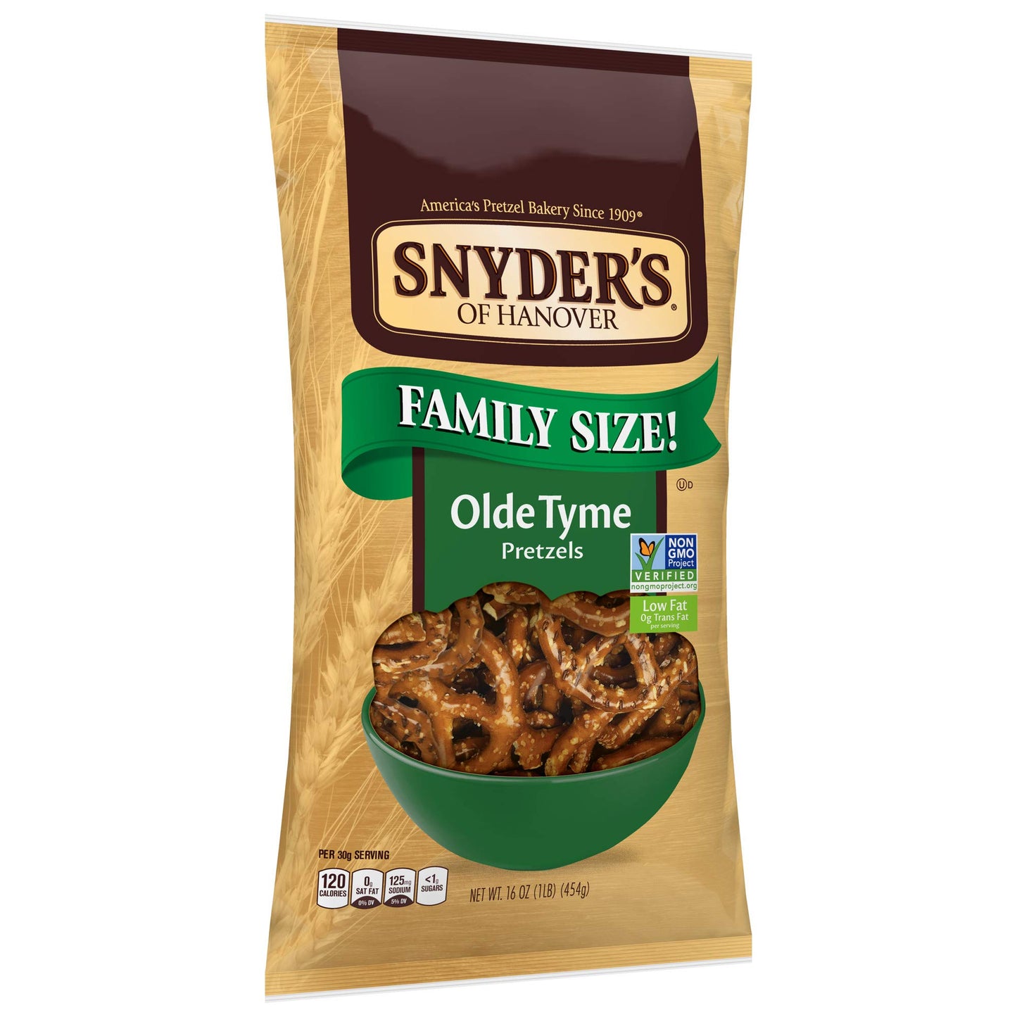 Snyders The Pounder Pretzels 16 Oz (Pack Of 8) (Olde Tyme)