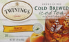 Twinings Of London Cold Brew Teabags, Peach, 1.41 Ounce