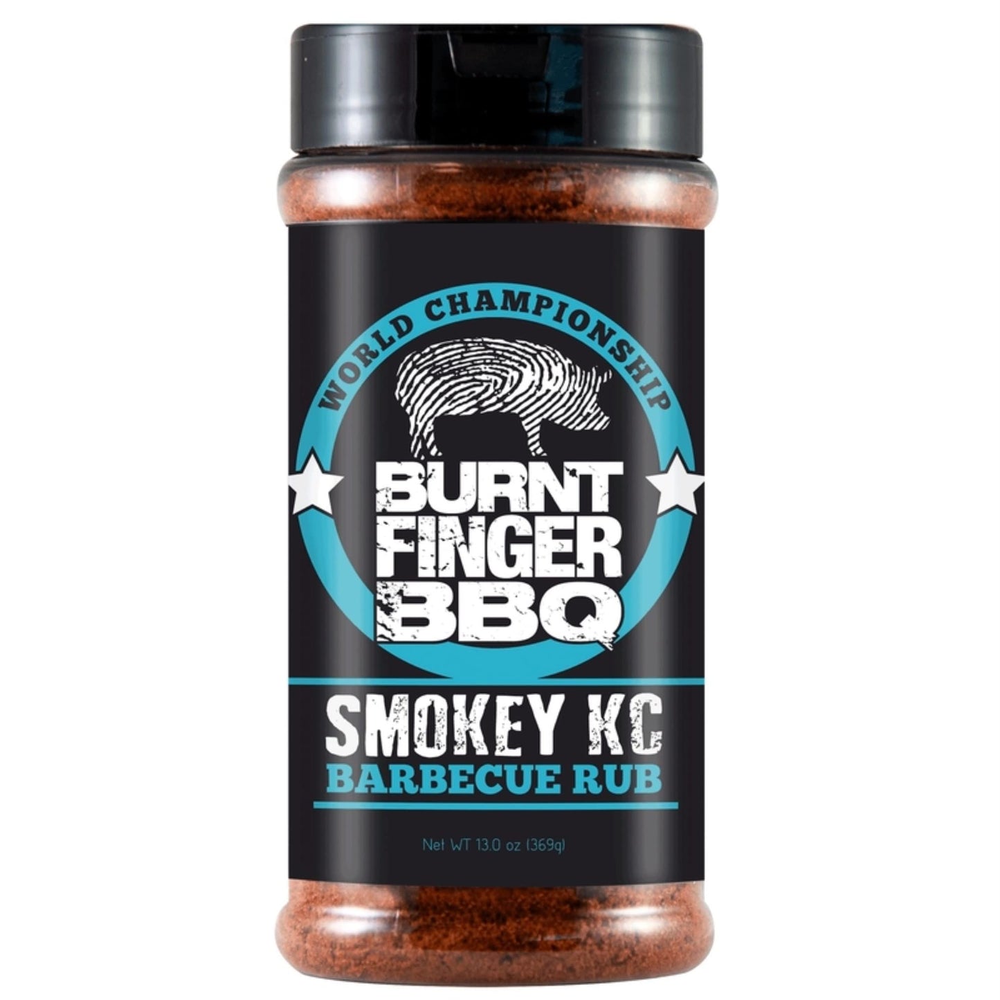 Burnt Finger BBQ Smokey KC Barbecue Rub - 13 Ounce
