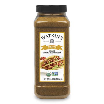 Watkins Organic Gourmet Dry Seasoning Mix, Taco, 24.0 Ounce (Pack of 6)
