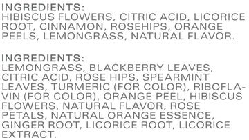 Tazo Passion And Wild Sweet Orange Tea Bundle,40 Count,1 Pack