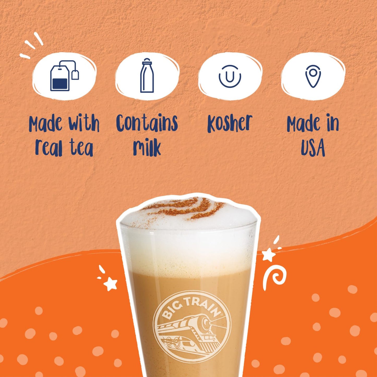 Big Train Pumpkin Pie Chai Tea, 56 Ounce Single Bag - Flavorful Pumpkin Spice Blend for Delicious Chai Drinks