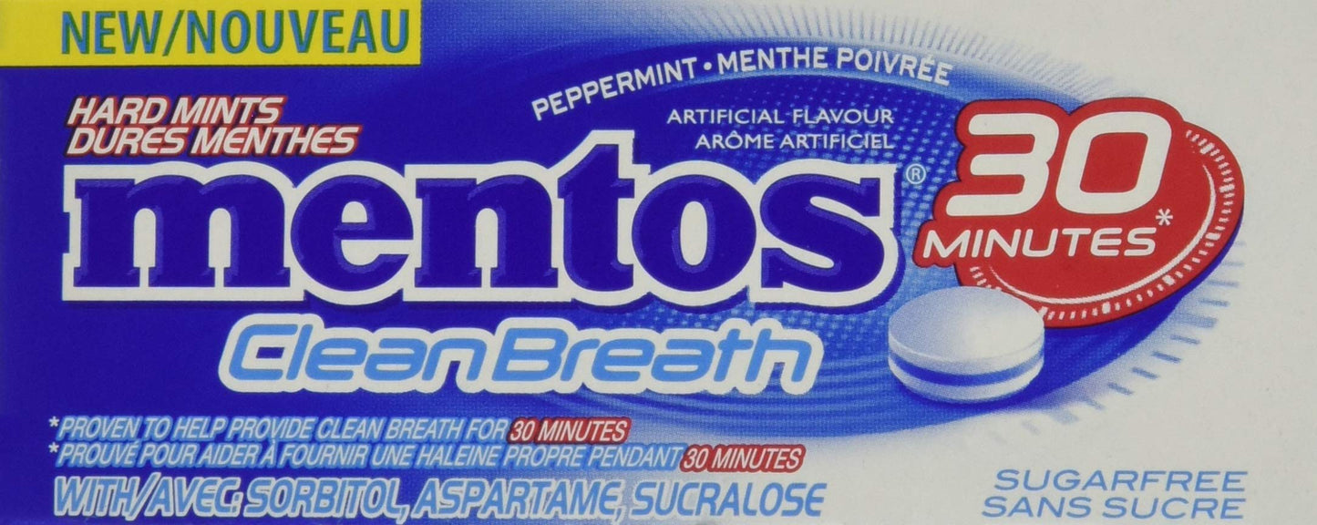 Clean Breath Mints, Peppermint, 30 Pc/Pack Of 12, Package
