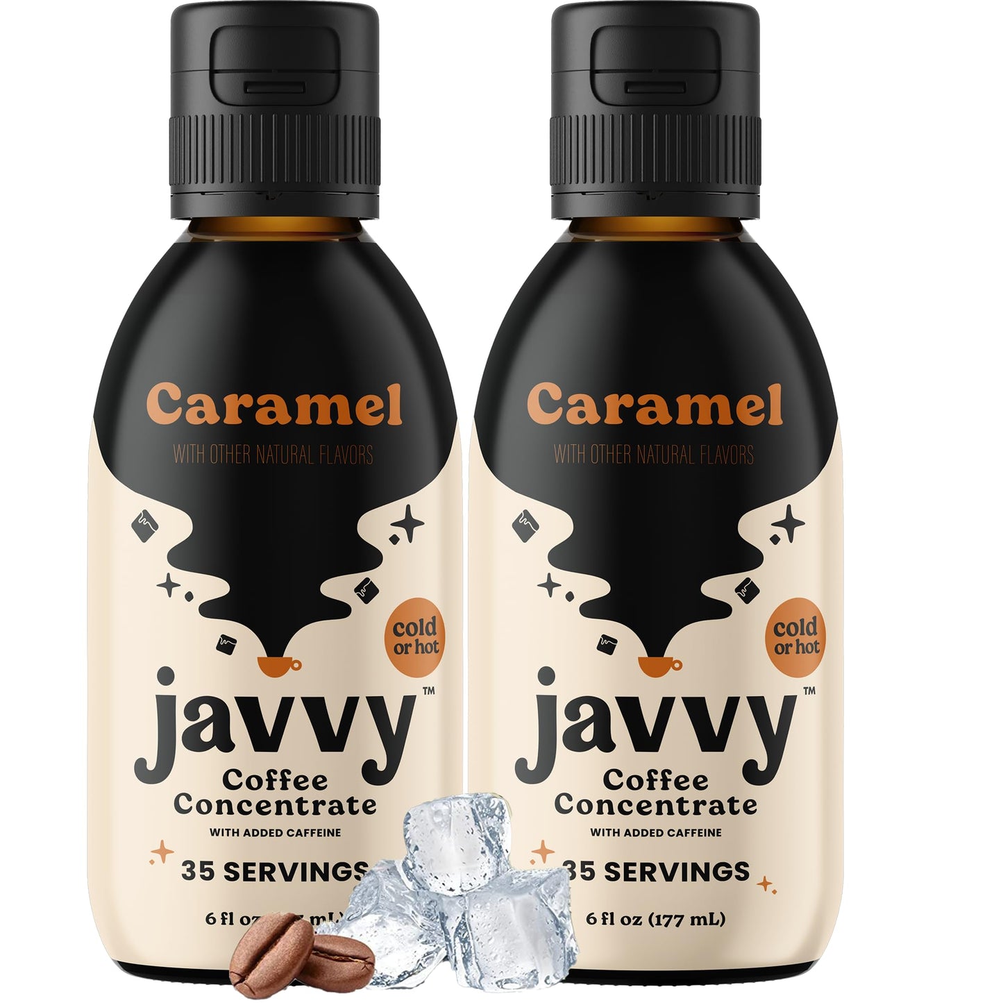 Coffee Concentrate - Cold Brew Coffee Perfect For Hot Or Iced Instant Coffees Hot Drinks Cold Brew Concentrate 2 Pack - Caramel