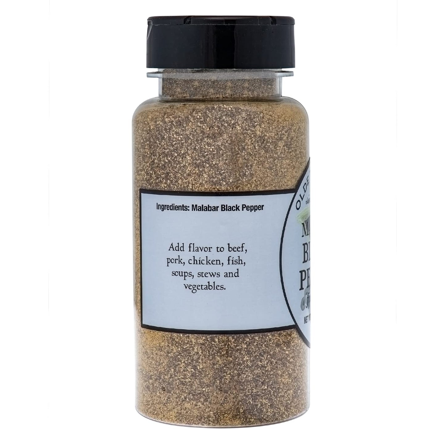 Olde Thompson Fine Grind Black Pepper, Refill For Pepper Shakers, 6.2 Ounce