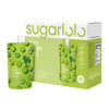 Sugarlolo Konjac Sweet Green Grape Jelly Snack - 5.29 Oz (150G) | 10 Pack | Only 4 Calories Per Pouch | Vegan Jello With Zero Su
