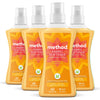 Method Fabric Softener, Ginger Mango, 535 Ounces, 45 Loads, 4 Pack, Packaging May Vary