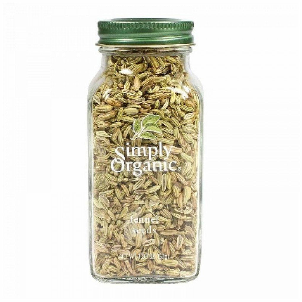 Simply Organic Fennel Seed - Case of 6 - 1.9 oz.