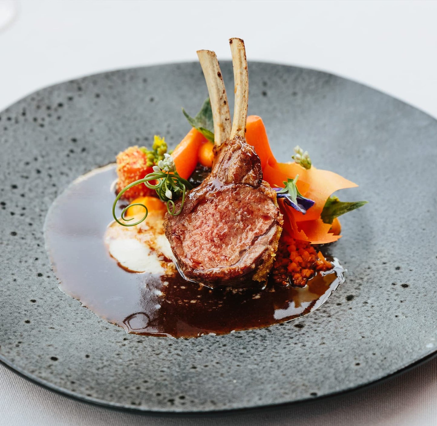 Bone-In Frenched Rack Lamb Ribs Chops - 8 Ribs (Approx. 1.5-2 Lb) - Guaranteed Overnight