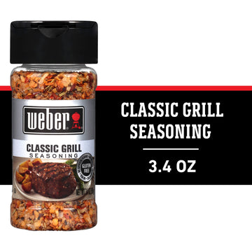 Weber Classic Grill Seasoning, 3.4 Ounce Shaker