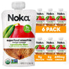Noka Superfood Fruit Smoothie Pouches, Mango Coconut, Healthy Snacks With Flax Seed, Prebiotic Fiber And Plant Protein, Vegan An