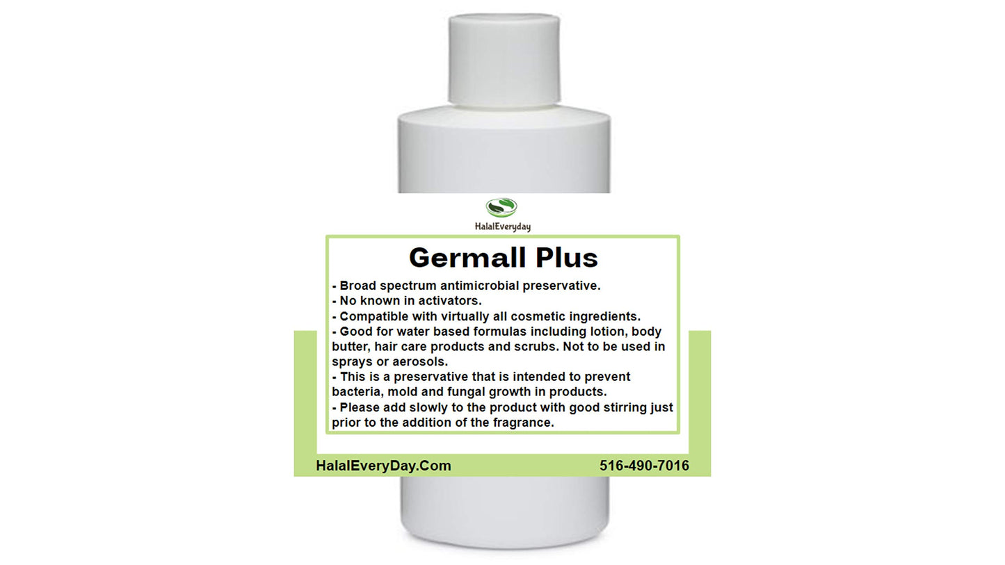 Kyabo Germall Plus- Natural Preservative - Clear Liquid - Excellent Broad Spectrum Preservative - 4Oz - Compatible With Most Cos