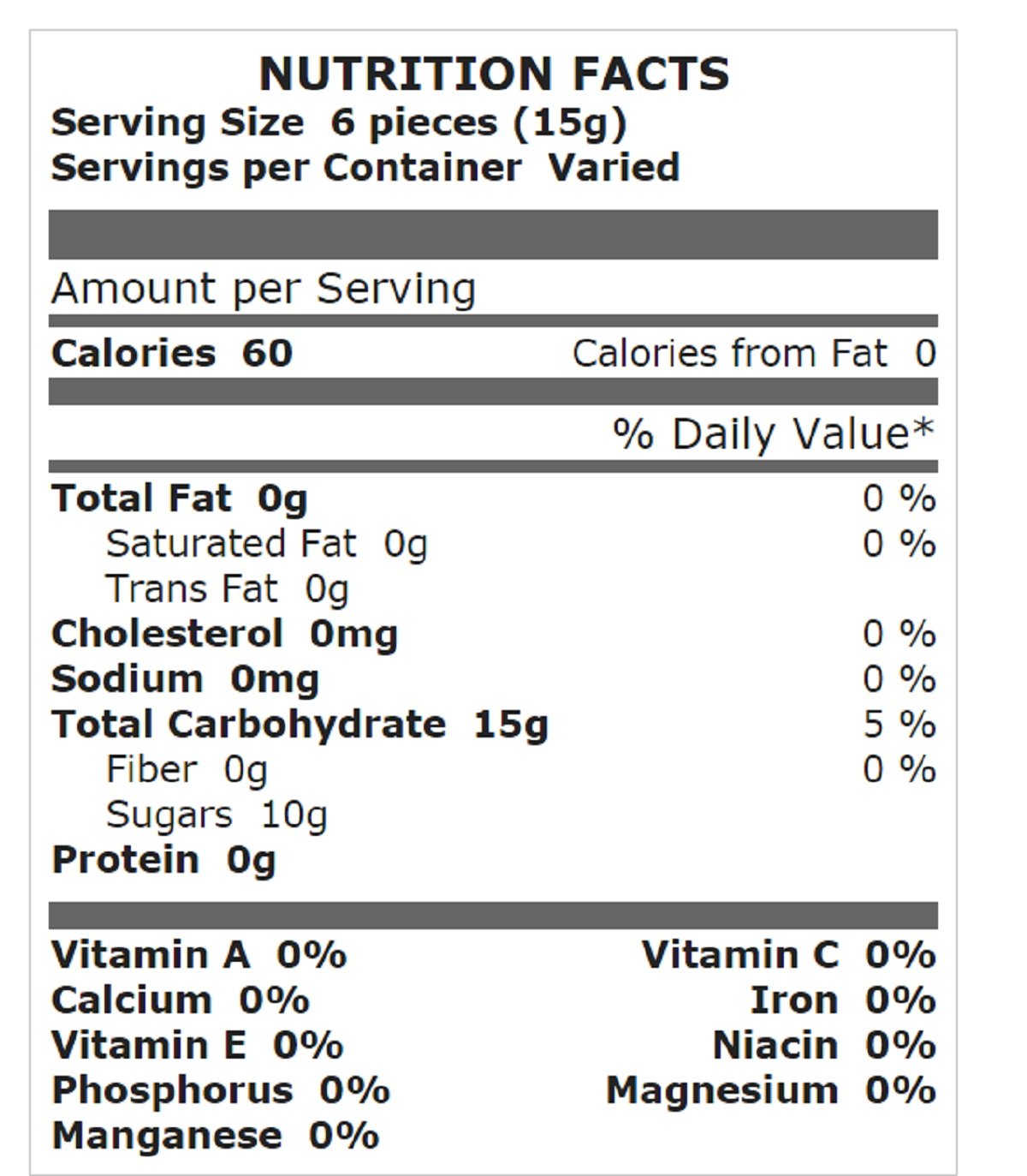 Primrose Cut Rock Candy, 16 Ounce