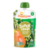 Happy Tot Organics Stage 4 Baby Food Pouches, Gluten Free, Vegan Snack, Superfoods Fruit & Veggie Puree, Pears, Peas, Green Bean