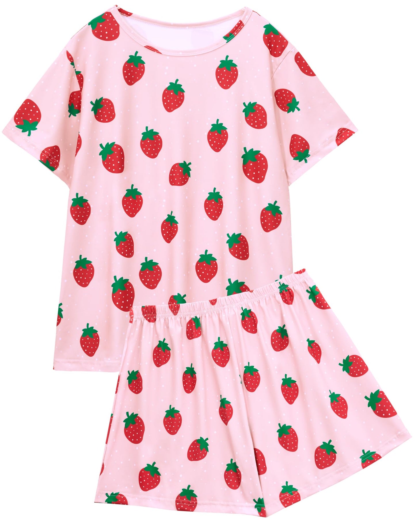 Xpudac Matching Dog And Owner Clothes Womens Pajama Set Loungewear Short Sleeve Tee And Shorts, Owner And Pet Pajamas Are Sold S