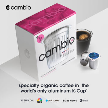 Cambio Roasters Keurig Coffee Pods Variety Pack, Only Aluminum Coffee K Cup For Better Taste, Longer Lasting Freshness, Includes