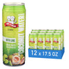 Amy & Brian Coconut Water, Can Lime, 17.5 Fl Oz (Pack of 12)