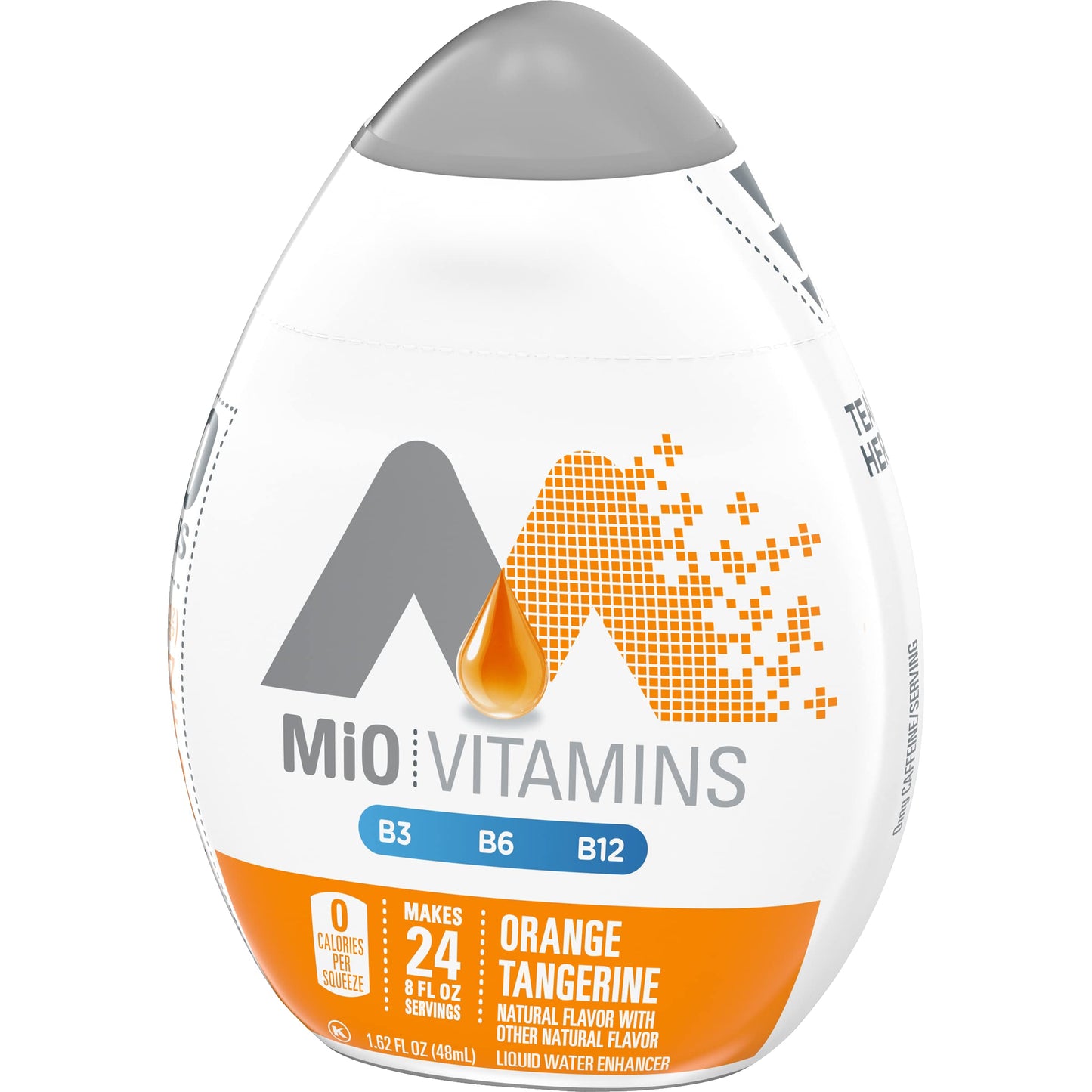 Mio Vitamins Liquid Water Enhancer, Orange Tangerine, 1.62 OZ, 8-Pack