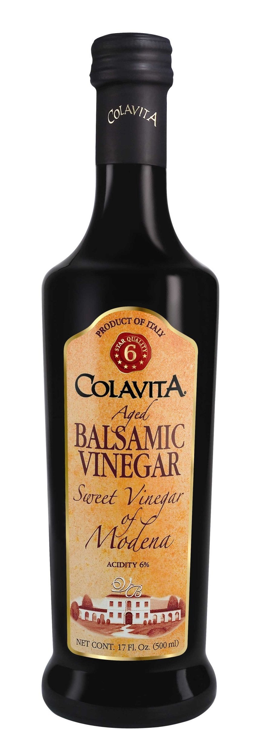 Colavita Aged Balsamic Vinegar, 17-Ounce Bottles (Pack of 6)