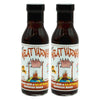 Lems Meat Varnish Sweet Hot BBQ Sauce - Gluten Free, Award Winning - 12 oz Bottle - Perfect for Grilling and Smoking - 2 Pack