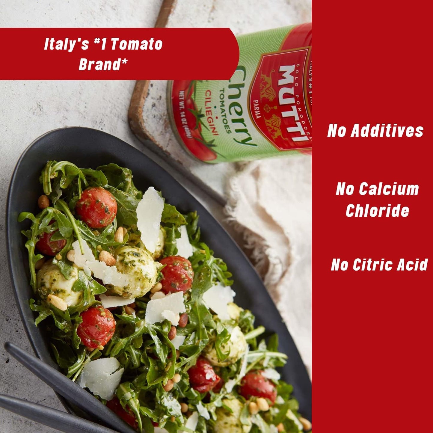 Mutti Cherry Tomatoes (Ciliegini), 14 oz. | 12 Pack | Italys #1 Brand of Tomatoes | Fresh Taste for Cooking | Canned Tomatoes |