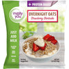 And You Strawberry Shortcake Overnight Oats (Pack of 6) - Healthy Natural Source Of Protein Oatmeal Breakfast, A Vegan Friendly,