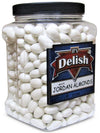 Sugar Free White Jordan Almonds by Its Delish, 3.5 Lbs Jumbo Container | Candied Almond Nut with Hard Candy Coating | No Sugar A