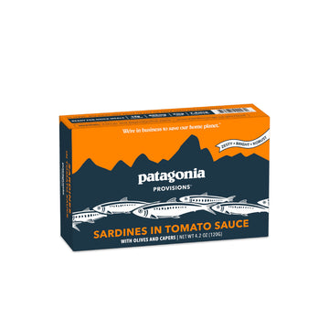 Patagonia Provisions - Tomato Olive Sardines | Responsibly sourced in Spain | 14g Protein per Tin & Gluten Free