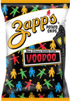Zapp's New Orleans Kettle Style Voodoo Potato Chips 9 oz. Party Size Bag (4 Bags)