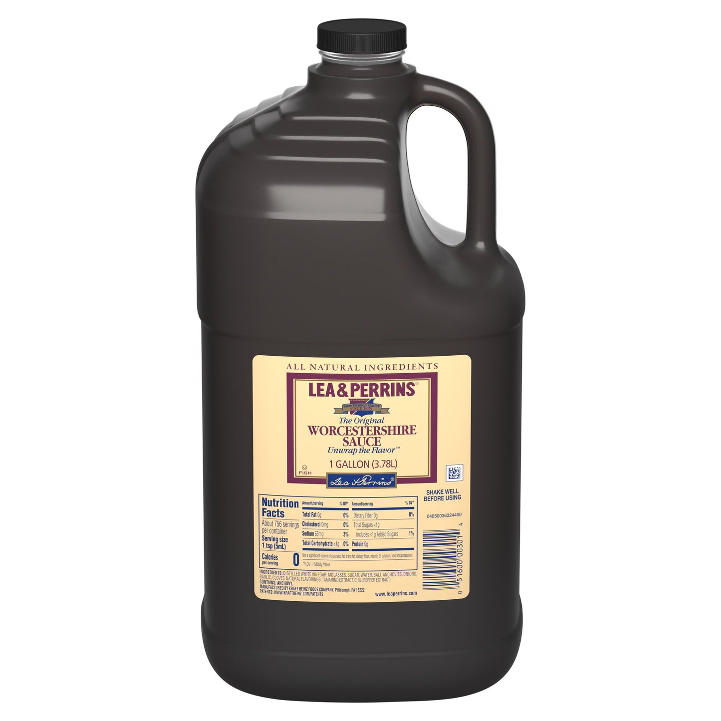Lea & Perrins The Original Worcestershire Sauce, 1 Gal Jug