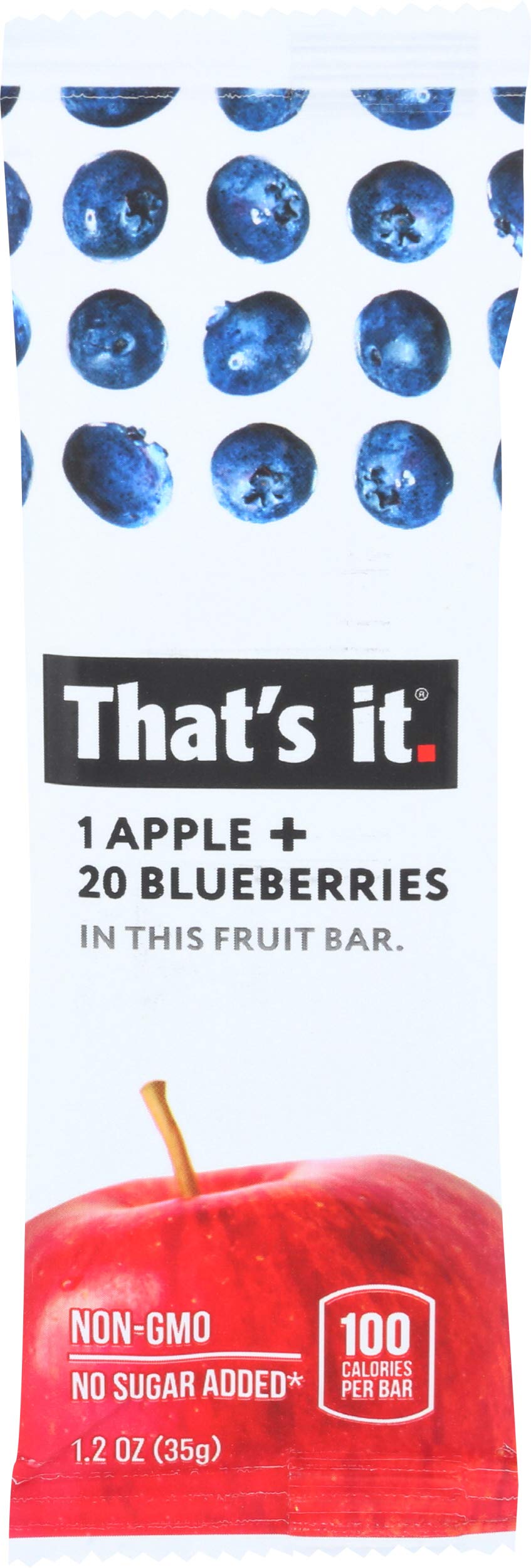 That'S It Fruit Bar, Apple & Blueberry, 1.2 Oz