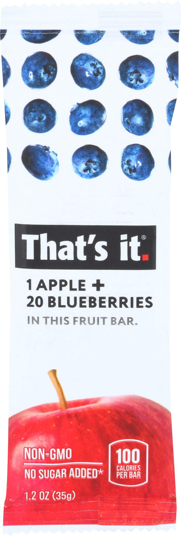 That'S It Fruit Bar, Apple & Blueberry, 1.2 Oz