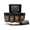 Bones Coffee Company New World Tour Sample Pack | Ground Coffee Beans Sampler Gift Box Set | 4 Oz Pack Of 5 Assorted Single-Orig